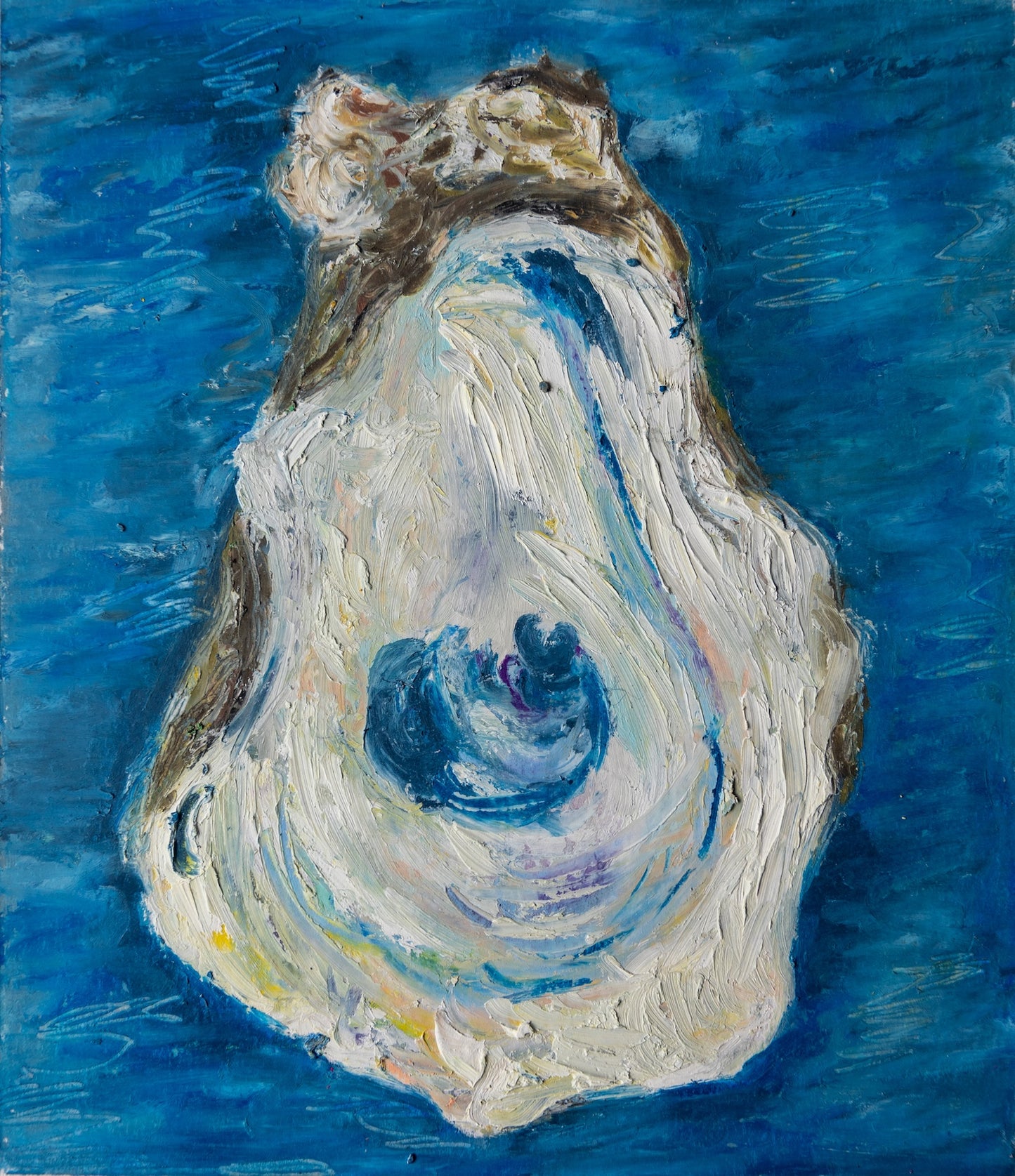 Oyster Oil Pastel Art Print
