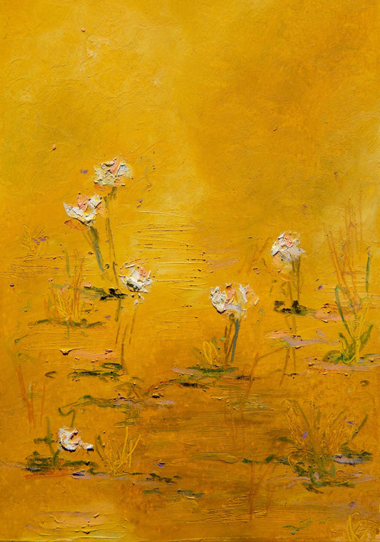 Summer Oil Pastel Art Print